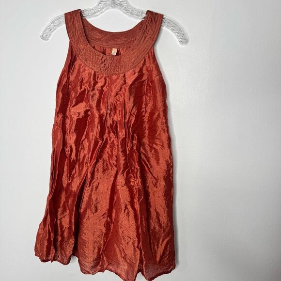 Lily Field Rust Orange Sleeveless Dress - Picture 1 of 4